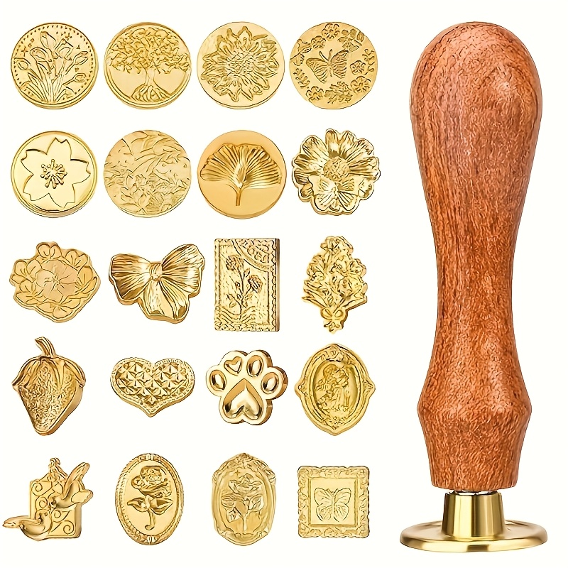 Набор из 21 шт. восковых печат – обзор и цена Wax Seal Stamp Set